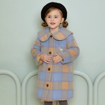 마리앤모리 아동용 캔디 체크코트