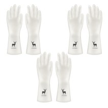 리즈제이니 라텍스 고무장갑 M, 02 사슴, 3세트