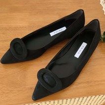 스틸레토 스웨이드 플랫