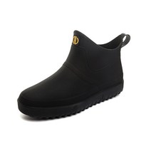 더깔끔 낚시 선상 갯벌 작업용 장화, 블랙, 250