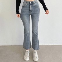 whomoon 여성용 델리 3단 기장 부츠컷 데님 팬츠 #79288