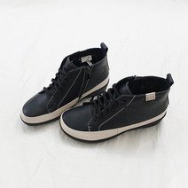 디아 엘렌디 가죽 밴딩끈 하이탑 키높이 스니커즈 5cm
