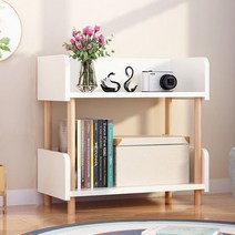따니네 샹스 다용도 수납선반 2단 40cm BGN137, 화이트