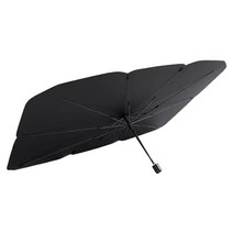 [차량햇빛가리개우산] 이십이도 자동차 우산형 앞유리 햇빛가리개 대형, 1개