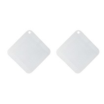 Pyunri 배수구 덮개 15 x 15 cm, 2개, 투명