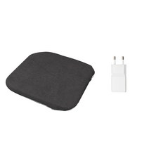 대한 휴대용 3단 온도조절 리모컨 USB 1인용 온열 버닝방석 DH-HEAT + USB충전기 5.0V 2.0A 세트, 블랙, 방석(40 x 40cm)