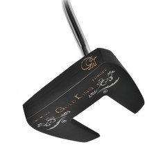 마젤 남성용 CNC밀링 골드킹 말렛형 블랙 퍼터 84cm + 헤드커버, R, 3도