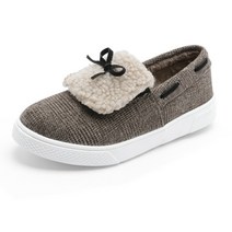 SNRD 여성용 겨울 털 방한 슬립온 SN606