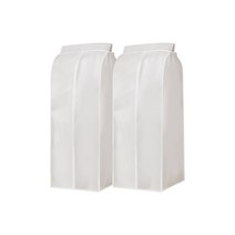 모나코올리브 행거가림 옷커버 코트 와이드, 2개, 1개입