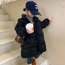 오렌지다몸앤젤아이 아동용 오버핏 데일리 롱패딩