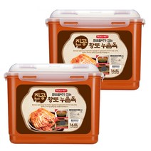 로이첸 진공 황토 참숯 누름독, 2개, 16.5L