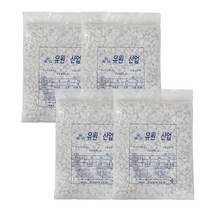 미미네스톤 백자갈 12mm 3kg, 화이트, 4개