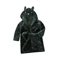 스타빈 아동용 동물후드 스트랩 목욕가운 130호, 다크그린, 1개