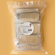 아이엑트리스 원형퍼프 60p, 1개, 살색