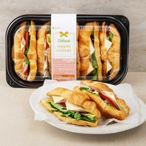 쉐푸드 바질살라미 크로와상샌드, 590g, 5입