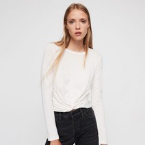 올세인츠 여성용 Jersey CARME LS 긴소매 티셔츠