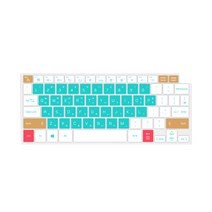 카라스 노트북9 metal NT900X3J / NT901X3J 스윗캔디 다색 글자 키스킨 타공, 민트, 1개