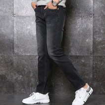 팬츠하우스 남성용 데일리 워싱 슬림 융본딩 청바지 D1021