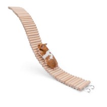 햄스터 사다리 울타리 나무 장난감 7 x 60cm, 우드, 1개