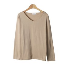 린다샵 여성용 리즈데 브이 긴팔 티셔츠 T8466K1C