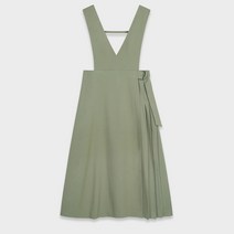 미쏘 V넥 주름변형 레이어드 원피스