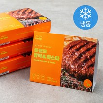 브라잇벨리 플랜트 함박&파스타 (냉동), 241g, 4입