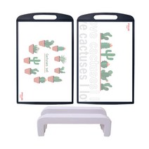 피아베 선인장 양면도마 세트, 1세트, 도마 중 2p + 거치대 2p