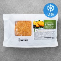 빠삭마켓 닭가슴살까스 4입 (냉동), 540g, 1개