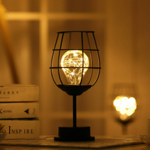 피제닉 감성 인테리어 무드등, 와인잔