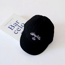 돌핀웨일 아동용 바렐컷레터링 캡모자