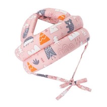 다름 큐티쿠션 유아 안전 머리쿵 보호 헬멧, 핑크오울