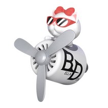 벨라독스 에어휠 차량용 방향제 BD-1 페르시아고양이 화이트 화이트코튼, 1세트, 파우더/비누향