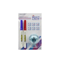 골프공 퍼팅라인 3D 멀티볼라이너 세트, 민트펄 + 무광(볼라이너), 1세트