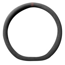 원더스토어 논슬립 스웨이드 무스탕가죽 핸들커버 D형, 레드