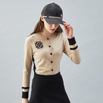 여성용 PREMIUM 라운드넥 가디건 니트