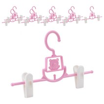 센스이따 유아용 조절가능 바지걸이, 10개, 01 핑크