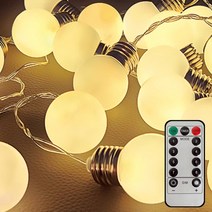 더리빙 자두전구 USB 타입 30구 5m + 리모컨, 화이트