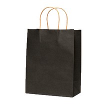 쉐어몰 크라프트지 종이 쇼핑백 10p, 블랙
