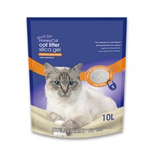 허니캣 캣리터 실리카겔 크리스탈 고양이모래 무향, 10L, 1개