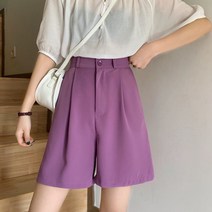 쏘굿띵즈 여성용 와이드 정장 반바지