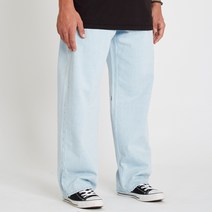 볼컴 남성용 BILLOW 와이드 데님 청바지 VU221DN001LB