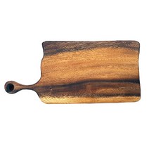 퀸마루 통원목 플레이팅 핸들도마 대, 월넛, 1개