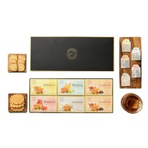 도밍고 차 선물세트, 20티백 꿀히비스커스 2개, 20티백 꿀페퍼민트 2개, 20티백 꿀생강 2개