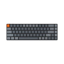 키크론 K7 케이트론 로우프로파일 기계식 무선 기계식 키보드 RGB LED 청축, K7 B2, 혼합색상, 텐키리스
