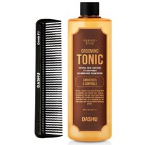 다슈 클래식 대용량 볼륨 그루밍 토닉 워터 왁스 400ml + 포마드 전용 콤브빗 세트, 1세트