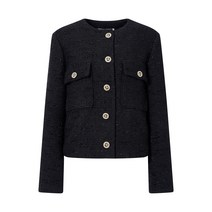 보브 여성용 투 플랩 포켓 트위드 자켓 7152310010
