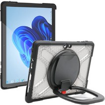 스냅케이스 킥스탠드 컬리버 범퍼 아머 태블릿PC 케이스, 클리어화이트