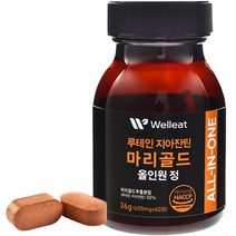 웰리트 루테인 지아잔틴 마리골드 올인원 정 36g, 1개