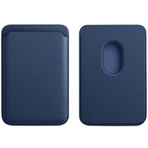 제이엔 맥세이프 카드지갑 휴대폰 케이스, 블루, 1개