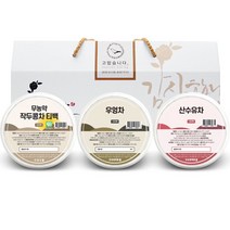 단심 건강차 3종 선물세트, 작두콩차 10p + 우엉차 10p + 산수유차 10p, 1세트